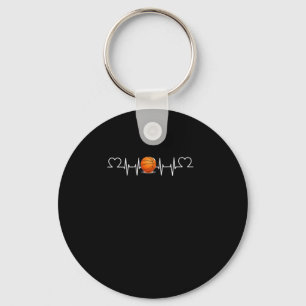 Porte-clés Basketball Hearbeat Amusant de basket-ball