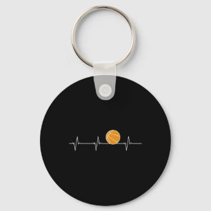 Porte-clés Basketball Heartbeat - Ball Ecg Pulse Pour Ventila