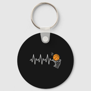 Porte-clés Basketball Heartbeat Basketball Lover