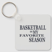Porte-clés basketball is my favorite season (Recto)