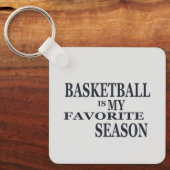 Porte-clés basketball is my favorite season (Recto)