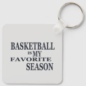 Porte-clés basketball is my favorite season (Dos)