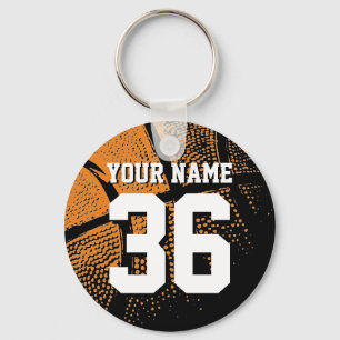 Porte-clés Basketball keychain with your own jersey number