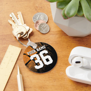 Porte-clés Basketball keychain with your own jersey number