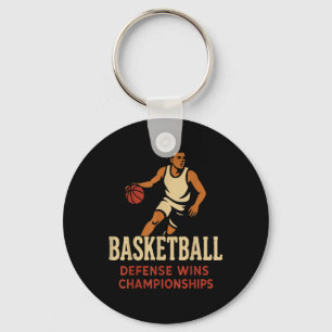 Porte-clés Basketball - La défense remporte les championnats