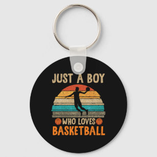 Porte-clés Basketball Lover Boys Basketball Joueur Sport Bask