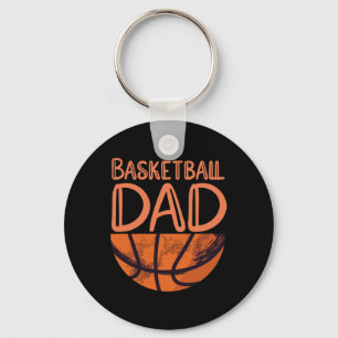 Porte-clés Basketball Papa - Basketball Lecteur Vintage Baske