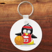 Porte-clés Basketball Penguin (Recto)
