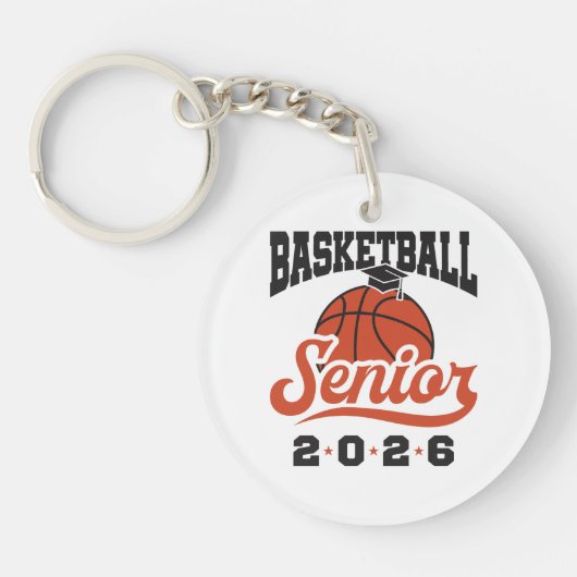 Porte-clés Basketball Senior 2026 (Devant)