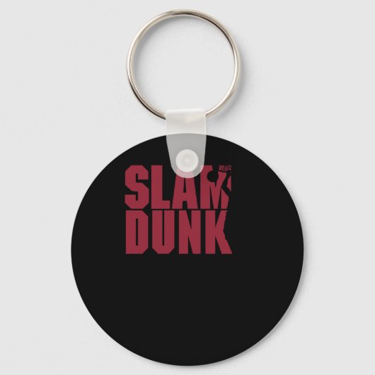 Porte-clés Basketball Slam Dunk (Recto)