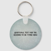 Porte-clés Basketball Thème - look acier, propre texte des de (Verso)