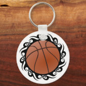 Porte-clés basketball. tribal. (Recto)