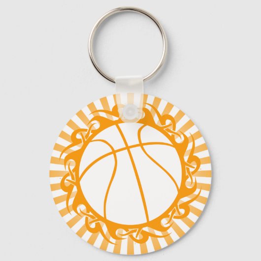 Porte-clés basketball. tribal. (Recto)