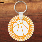 Porte-clés basketball. tribal. (Recto)