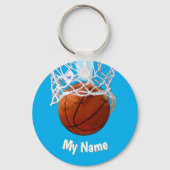 Porte-clés Basketball Your Name Custom (Recto)
