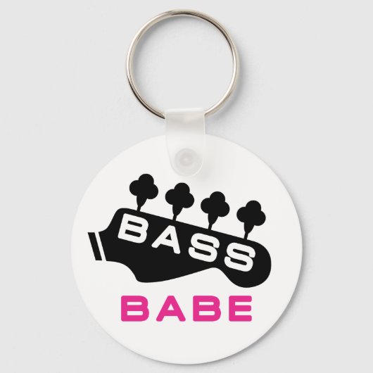 Porte-clés Bass Babe Cadeau Pour Baid (Recto)