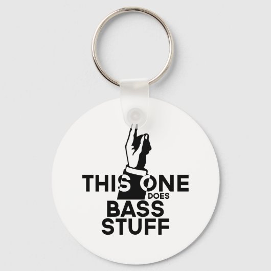 Porte-clés Bass Stuff - Funny Bass Music (Recto)