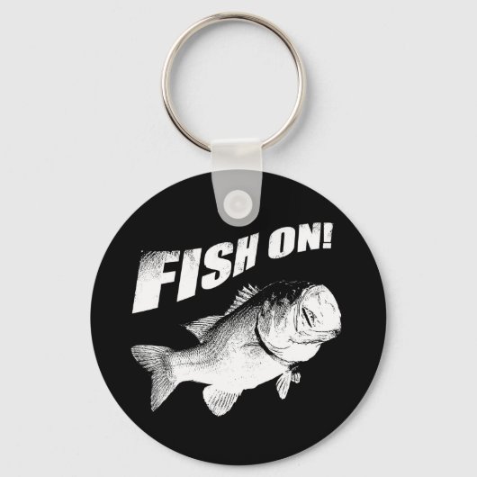 Porte-clés Basse à grande bouche sur (Recto)