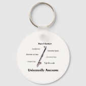 Porte-clés Basse Clarinet (Recto)