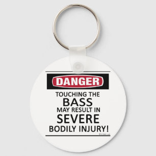 Porte-clés Basse de danger