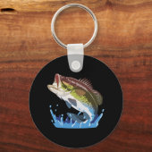 Porte-clés Basse Pêche, Pêcheur, Drôle de pêche (Recto)