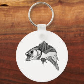 Porte-clés Basse striée (Recto)