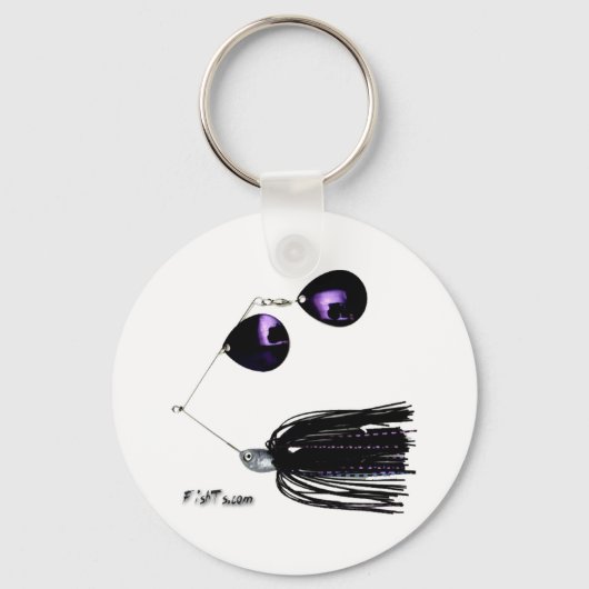 Porte-clés Basses de pêche artificielles (Recto)