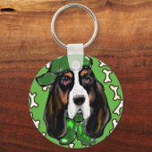 Porte-clés Basset Hound (Recto)