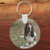 Porte-clés Basset Hound (Recto)