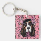 Porte-clés Basset Hound (Devant)