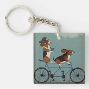 Porte-clés Basset Hound Tandem