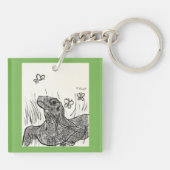 Porte-clés Bassin de dragon de Komodo en beauté (Dos)