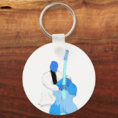 Porte-clés bassisteBlueWhiteversion (Recto)