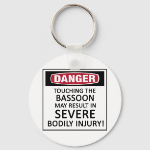 Porte-clés Basson de danger