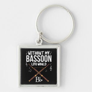Porte-clés Bassoon Cadeaux Joueur de bande Jazz Musique Basso