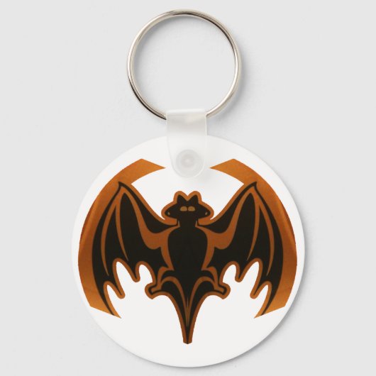 Porte-clés Bat Brown Le MUSÉE Zazzle Cadfts (Recto)