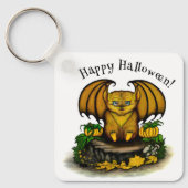 Porte-clés Bat d'Halloween mignonne (Recto)