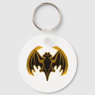 Porte-clés Bat Gold Le MUSÉE Zazzle Cadeaux