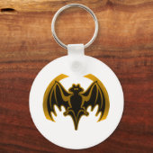 Porte-clés Bat Gold Le MUSÉE Zazzle Cadeaux (Recto)