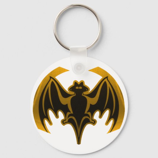 Porte-clés Bat Gold Le MUSÉE Zazzle Cadeaux (Recto)