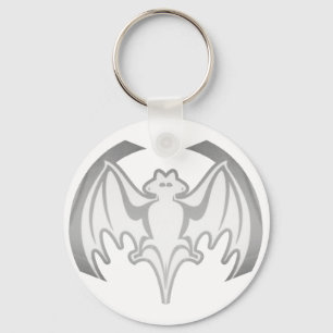 Porte-clés Bat Gray Inv Le MUSÉE Zazzle Cadeaux