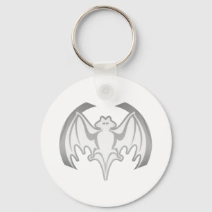 Porte-clés Bat Gray Inv Le MUSÉE Zazzle Cadeaux