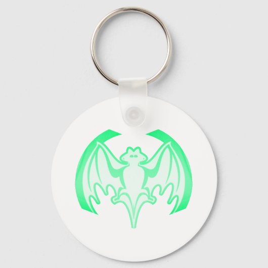 Porte-clés Bat Green Inv Le MUSÉE Zazzle Cadeaux (Recto)