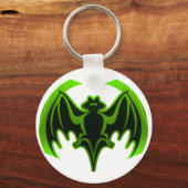 Porte-clés Bat Green MUSEUM Zazzle Cadeaux (Recto)