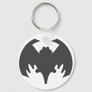 Porte-clés Bat Grey Le MUSÉE Zazzle Cadfts