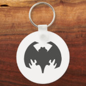 Porte-clés Bat Grey Le MUSÉE Zazzle Cadfts (Recto)