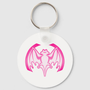 Porte-clés Bat Magenta Inv Le MUSÉE Zazzle Cadeaux