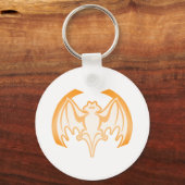 Porte-clés Bat Orange Inv Le MUSÉE Zazzle Cadeaux (Recto)