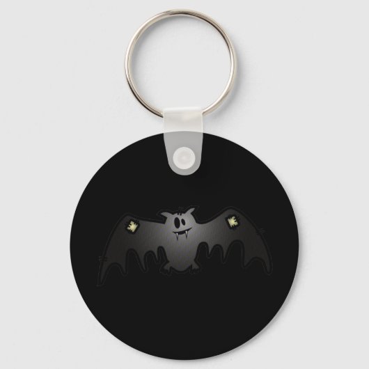 PORTE-CLÉS BAT PATCHY CUTE ET HEUREUSE (Recto)