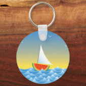 Porte-clés Bateau à eau de pastèque (Recto)